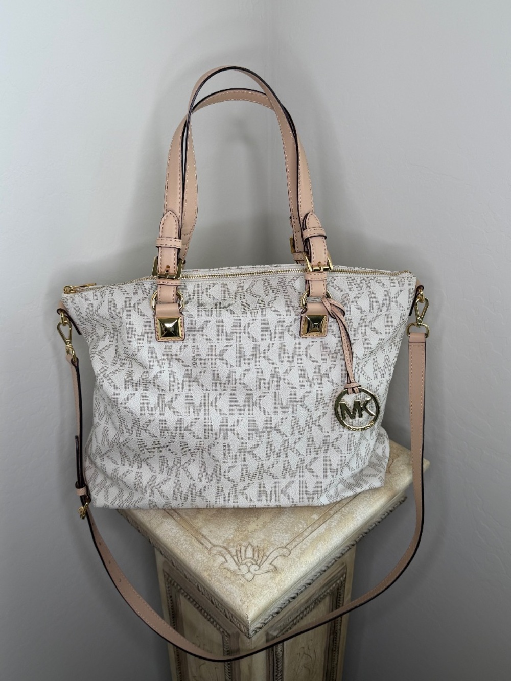 Michael Kors Jet Set Logo Satchel